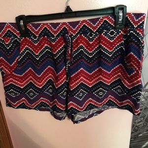 patterned shorts